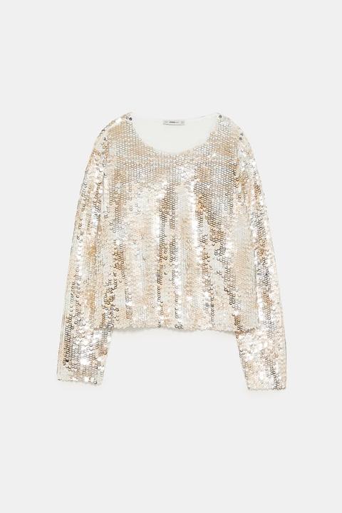 Pullover Paillettes