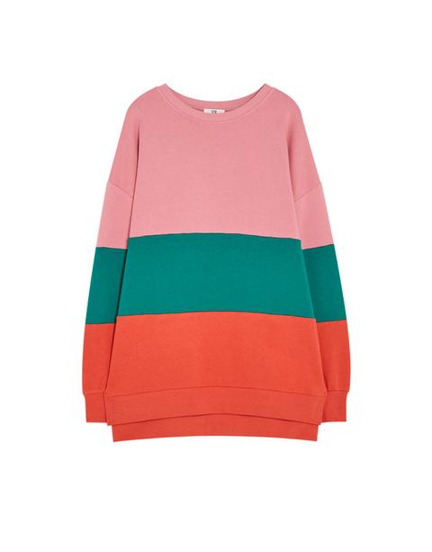 Sudadera Paneles Colores
