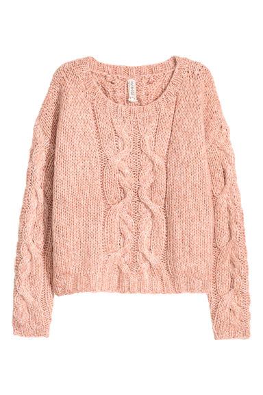 Pullover In Maglia A Trecce