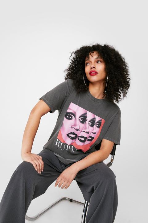 Womens Rupaul Oversized Graphic T