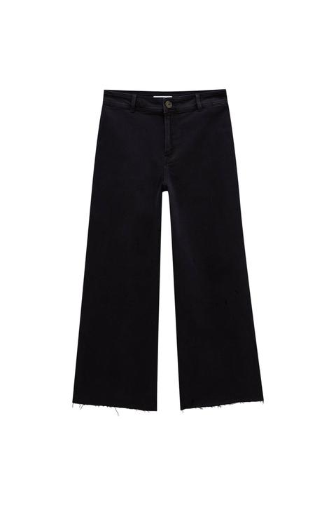 Pantalón Recto Negro