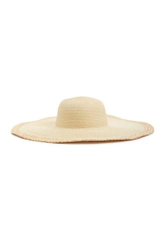 Forever 21 Floppy Straw Hat , Taupe