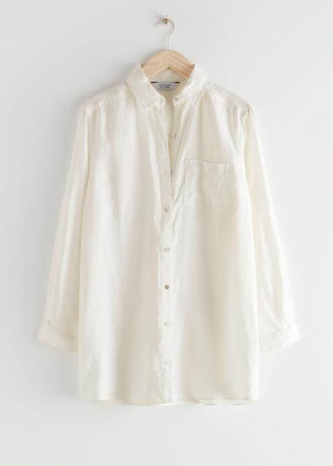 Oversized Linen Shirt