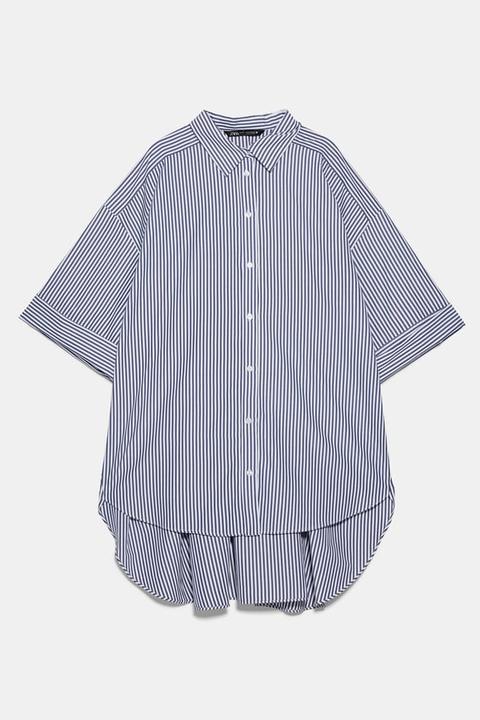 Camisa Oversize Rayas A