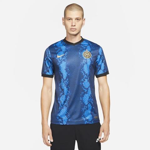 Primera Equipación Stadium Inter De Milán 2021/22 Camiseta De Fútbol Nike Dri-fit - Hombre - Azul