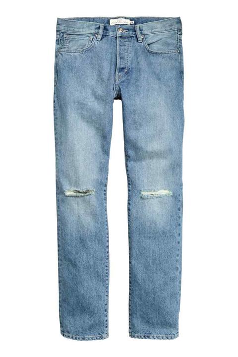 Straight Regular Trashed Jeans