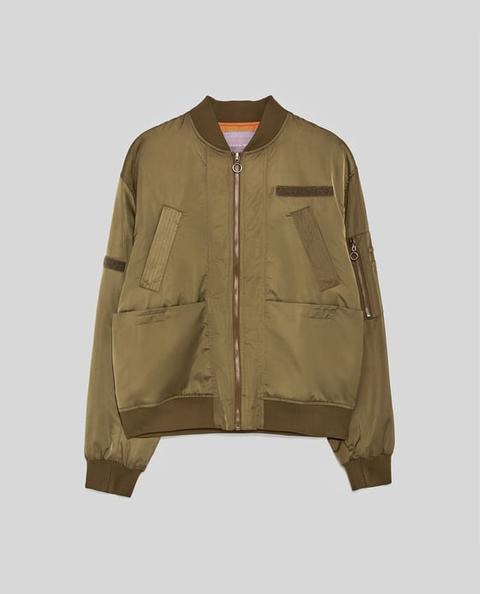 Bomber Jacket With Pockets