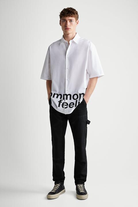 Camisa Texto Estampado
