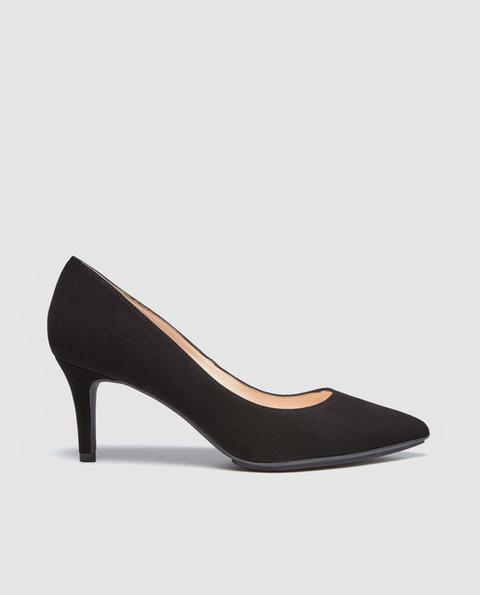 Lodi - Zapatos De Salón De Mujer De Ante En Negro