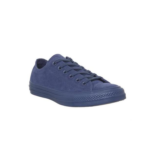 converse all star low navy mono