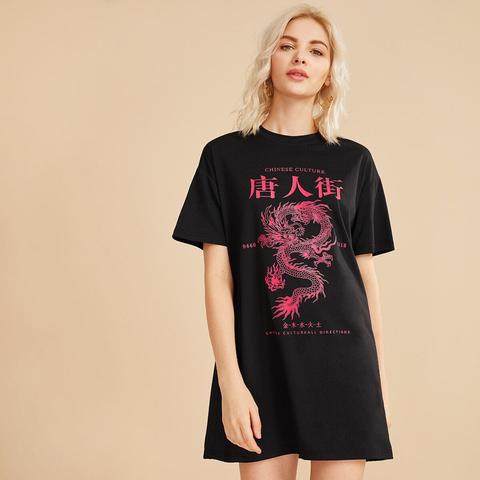 robe tee shirt shein