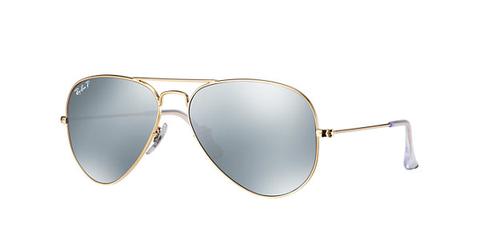 Ray-ban Aviator Flash Lenses Oro ,lentes Polarizadas - Rb3025