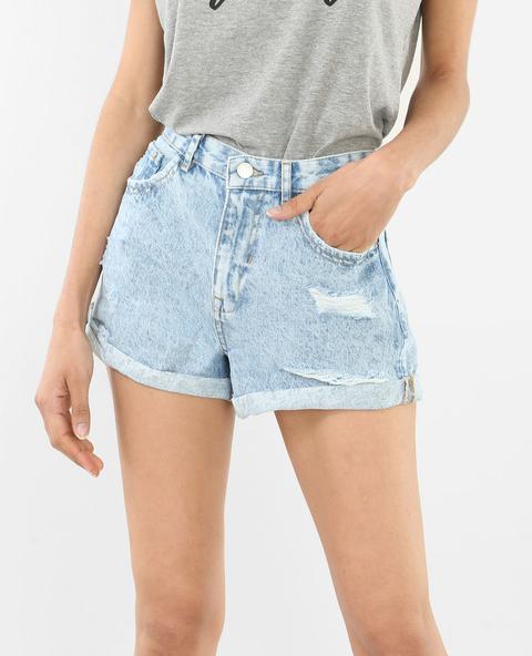 Shorts Vaqueros Desgastados