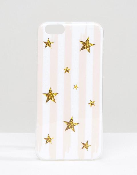 Funda Para Iphone 6 Con Estampado De Rayas Y Estrellas De Pupurina De Signature