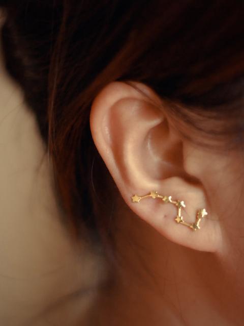 Star Ear Climbers 1pair