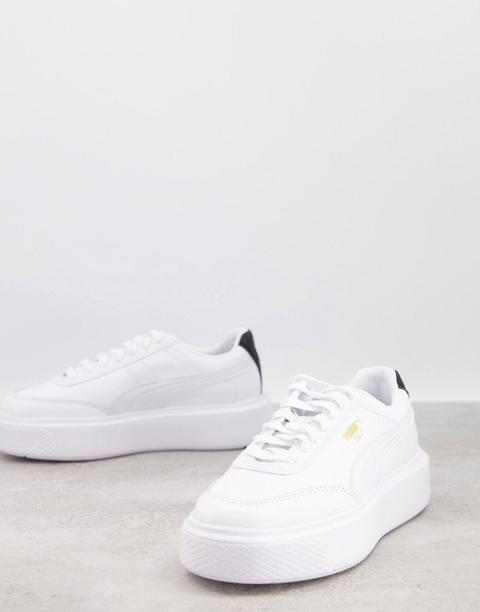 Zapatillas De Deporte Blancas Y Negras Oslo Femme De Puma-blanco