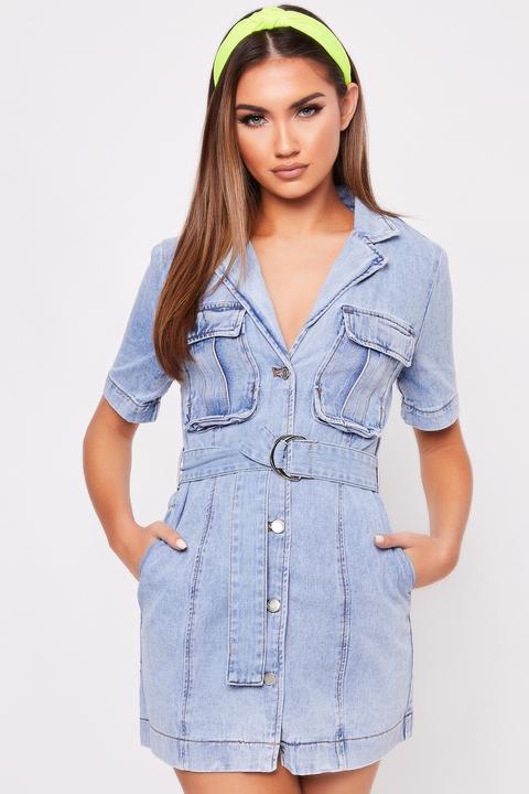 misspap denim dress