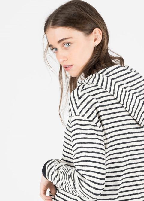 Sudadera Capucha Rayas
