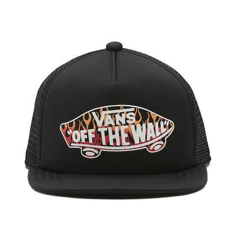 Vans Cappellino Trucker Bambino Classic Printed (black/flames) Bambino Nero  from Vans on 21 Buttons