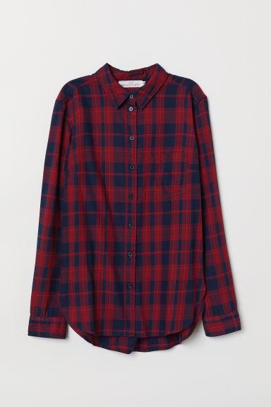 H & M - Camicia A Quadri - Rosso