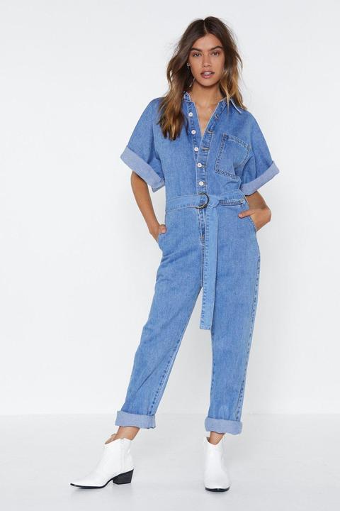 denim boilersuit