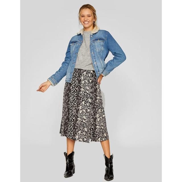 giubbotto jeans montone