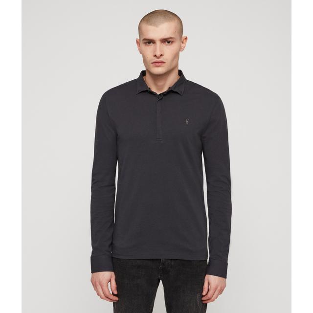 all saints grail long sleeve polo