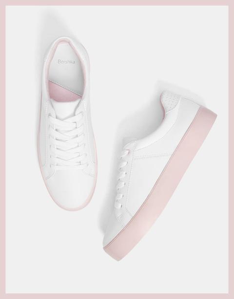 Sneakers Plattaforma Rosa