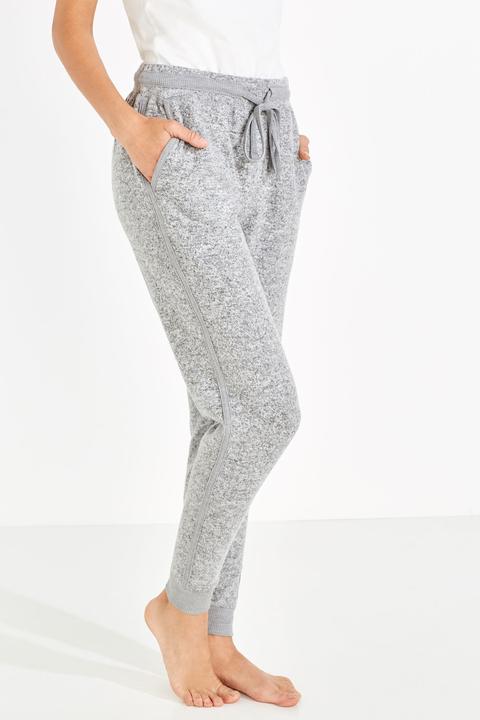 Pantalón Jogger En Punto Con Textura