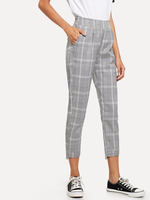 Hosen Mit Elastischer Taille