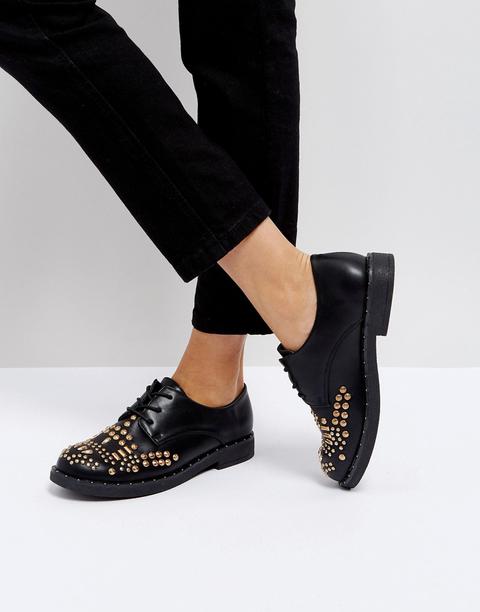 Park Lane - Scarpe Piatte Con Borchie - Nero