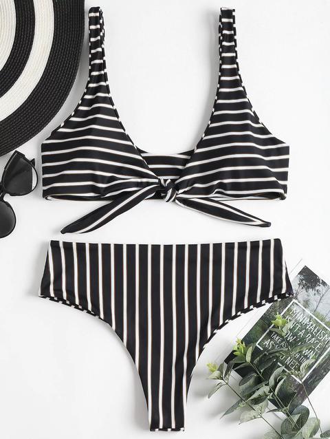 Bikini A Fascia A Righe