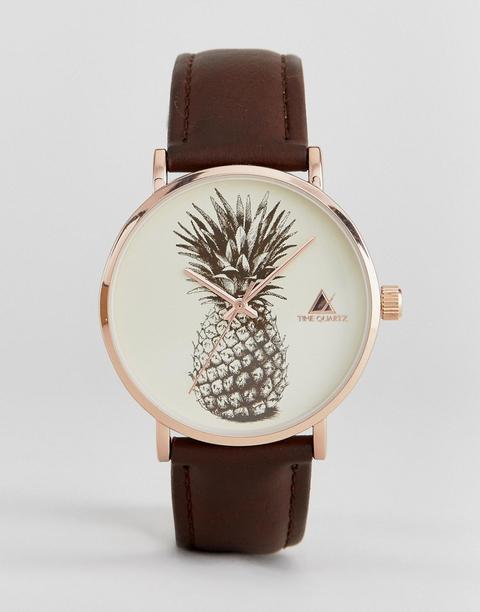 Reloj Con Estampado De Piña En La Esfera De Asos