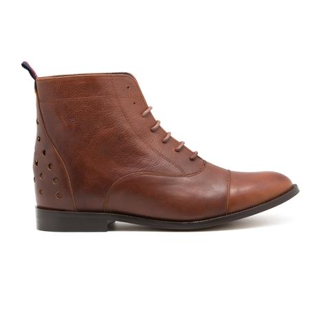 Botín Cordones Cuero