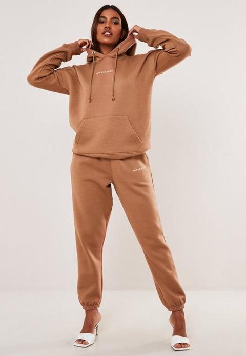 Tan Missguided Basic Oversized Hoodie, Camel