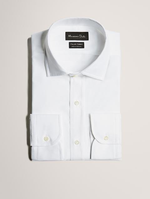 Camisa Algodón Blanca Slim Fit Limited Edition