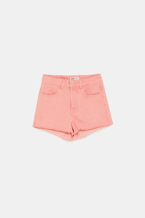 Short Denim Mid Rise