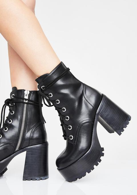 dolls kill platform boots