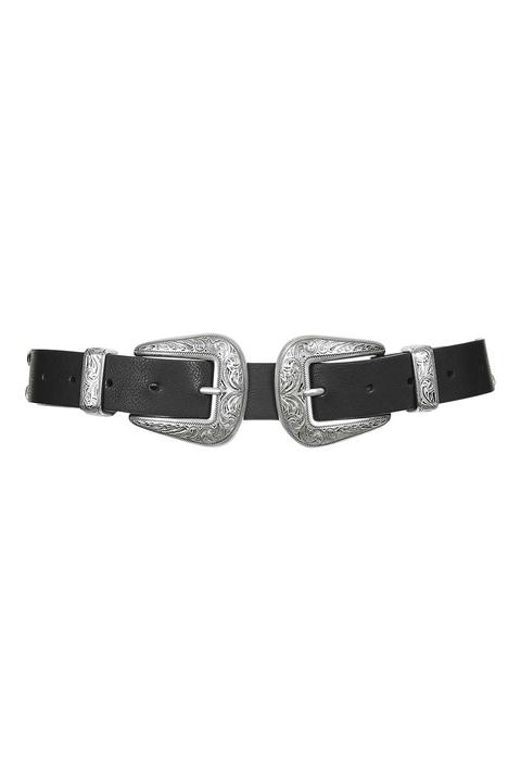 Double Buckle Western Belt