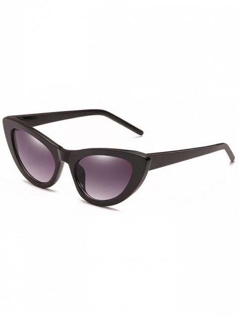 Stylish Flat Lens Thin Catty Sunglasses