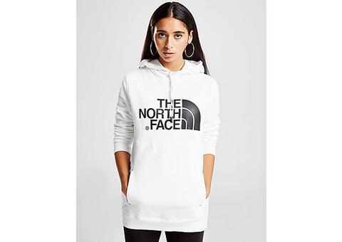 white north face sweatshirt
