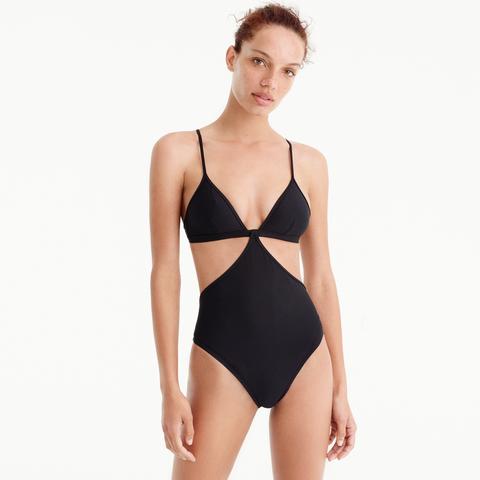 Cutout One Piece Swimsuit From J Crew On 21 Buttons