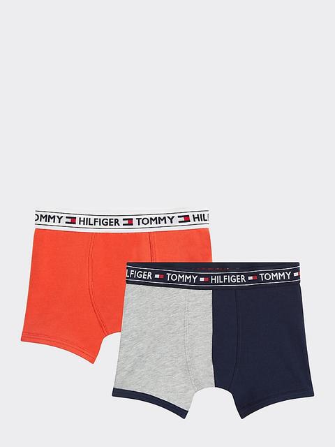 Pack De 2 Bóxers Trunk Liso Y Color Block