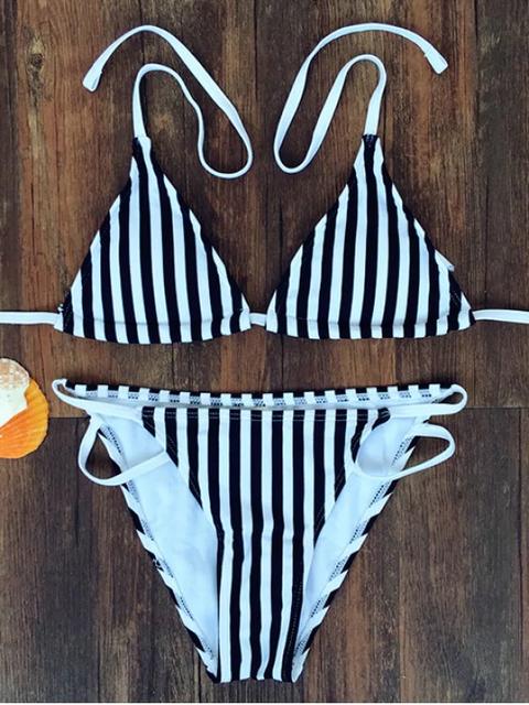 Cabestro Bikini De Rayas