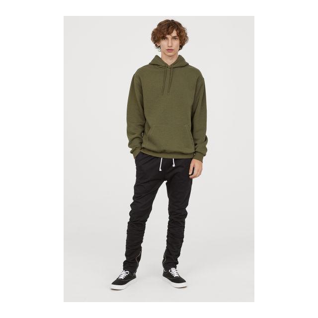 h&m twill joggers