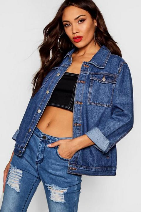 Oversize Denim Boyfriend Jacket