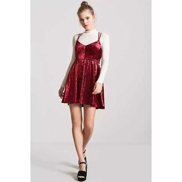 velvet cami dress forever 21