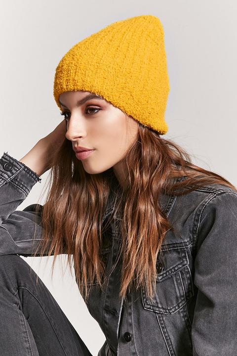 yellow beanie forever 21
