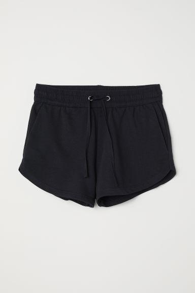 H & M - Shorts In Felpa - Nero