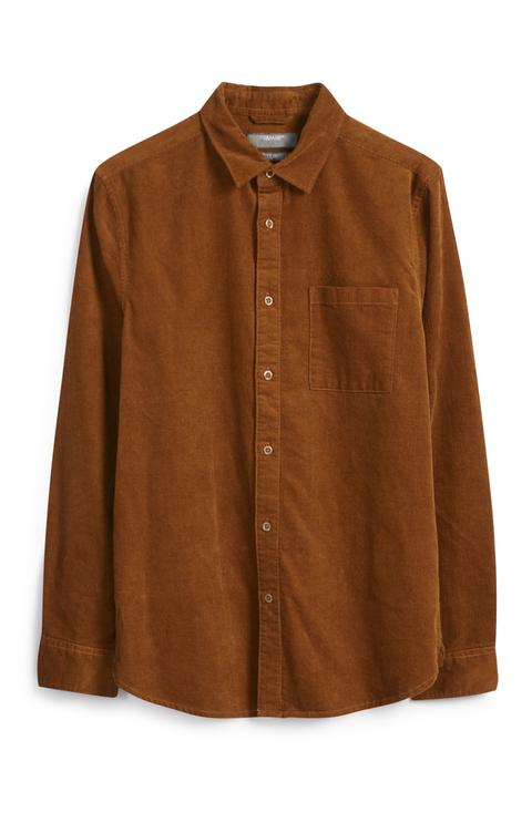 Tan Corduroy Shirt